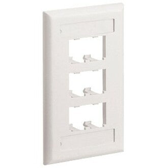 PANDUIT CORP Mini-Com Classic 6-Port Faceplate