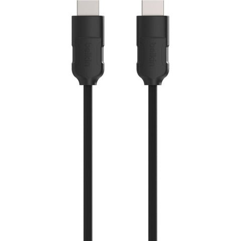 Belkin International, Inc Belkin - High Speed - HDMI cable with Ethernet - HDMI male to HDMI male - 6 ft - black - for Belkin USB-C to HDMI + Charge Adapter