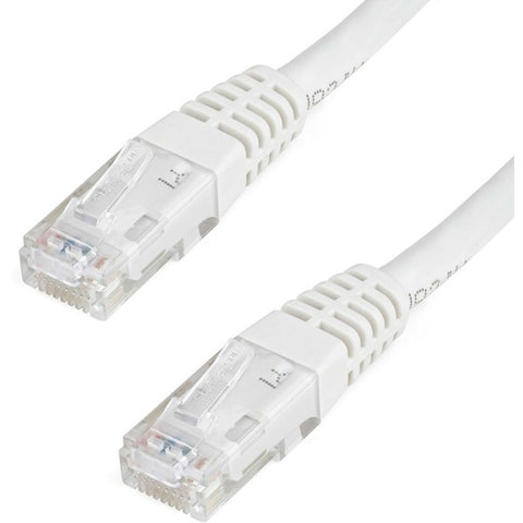 StarTech 3ft White Molded Cat6 UTP Patch Cable ETL Verified