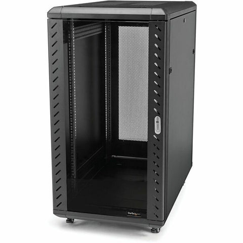 StarTech 25U 36in Knock-Down Server Rack Cabinet with Casters