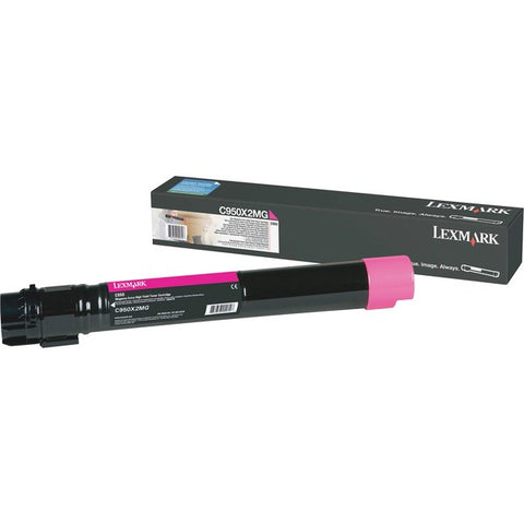 Lexmark Lexmark - Extra High Yield - magenta - original - toner cartridge LCCP - for Lexmark C950DE, C950dte