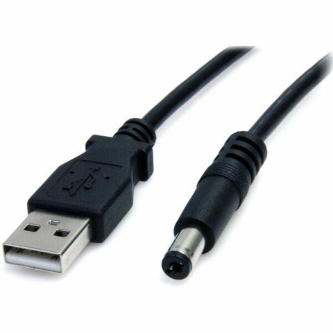 StarTech 2m USB to Type M Barrel Cable - USB to 5.5mm 5V DC Cable