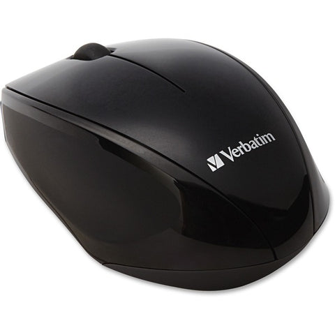 Verbatim America, LLC Wireless Multi-Trac Notebook Blue LED Mouse - Black