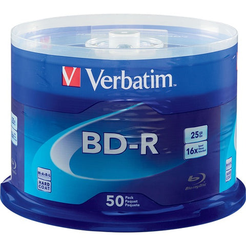 Verbatim America, LLC Verbatim - 50 x BD-R - 25 GB 16x - spindle