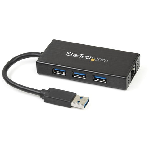 StarTech Aluminum USB 3.0 Hub with GbE Adapter