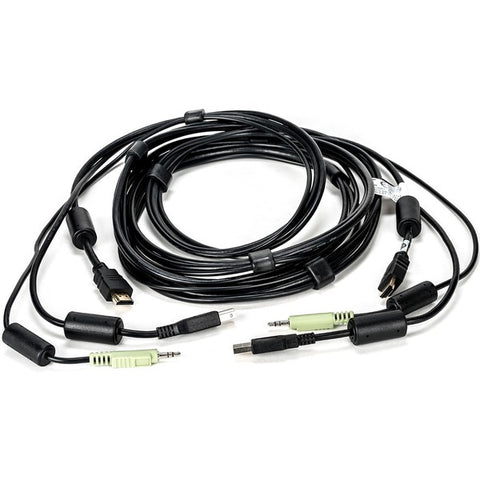 Vertiv Cybex - Video / USB / audio cable - stereo mini jack, USB Type B, HDMI (M) to USB, stereo mini jack, HDMI (M) - 10 ft - for Cybex SC840H