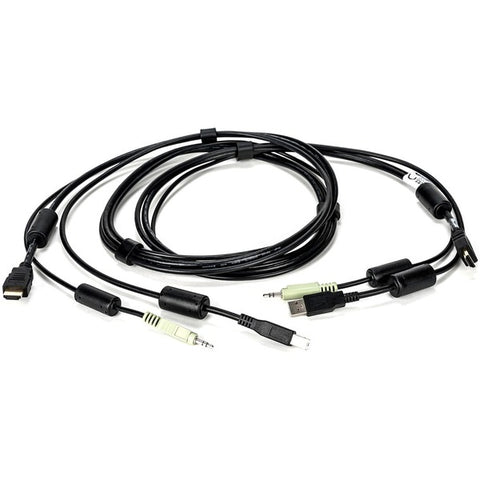 Vertiv Cybex - Video / USB / audio cable - stereo mini jack, USB Type B, HDMI (M) to USB, stereo mini jack, HDMI (M) - 6 ft - for Cybex SC840H