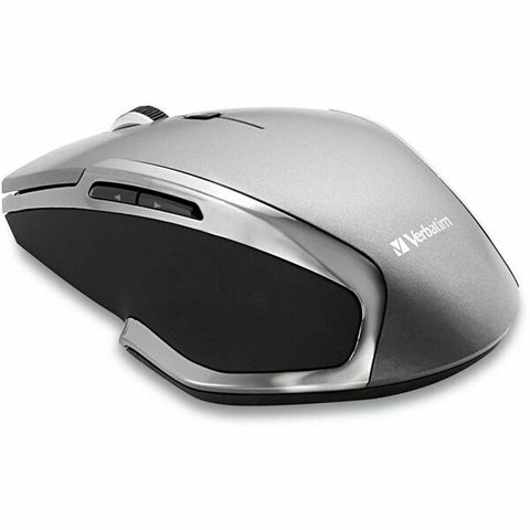 Verbatim America, LLC Verbatim Deluxe - Mouse - 6 buttons - wireless - 2.4 GHz - USB wireless receiver - graphite