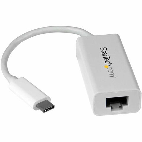 StarTech USB-C to Gigabit Network Adapter - USB 3.1 Gen 1 (5 Gbps) - White