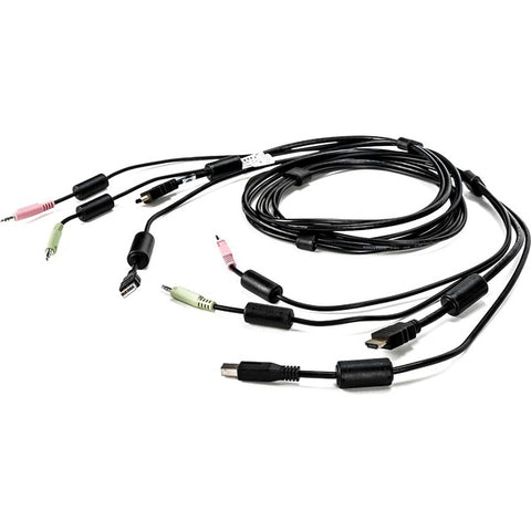 Vertiv Avocent - Video / USB / audio cable - stereo mini jack, USB Type B, HDMI (M) to USB, stereo mini jack, HDMI (M) - 6 ft - for Avocent SV220H, SV240H