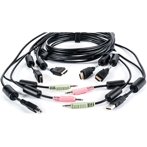 Vertiv Avocent - Keyboard / video / mouse / audio cable - USB, mini jack, HDMI (M) to USB Type B, mini jack, HDMI (M) - 6 ft - for Avocent SV340H
