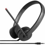 Lenovo Lenovo Stereo Analog Headset - Headset - on-ear - wired - for IdeaPad 1 14, 3 14, ThinkBook 14s Yoga G2 IAP, ThinkPad T14s Gen 3, V50t Gen 2-13
