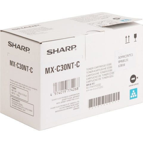 Sharp Electronics Cyan Toner Cartridge