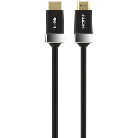 Belkin International, Inc Belkin High Speed HDMI Cable - HDMI cable with Ethernet - HDMI male to HDMI male - 6.6 ft - 4K support