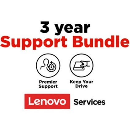 Lenovo Lenovo Onsite + Keep Your Drive + Premier Support - Extended service agreement - parts and labor - 3 years - on-site - response time: NBD - for (3-year pick-up & return): ThinkPad L13 Yoga, L14 Gen 1, L15 Gen 1, P1 (3rd Gen), P14s Gen 1, P15 Gen 1,