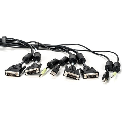 Vertiv Avocent - Video / USB / audio cable - stereo mini jack, USB Type B, DVI-D (M) to USB, stereo mini jack, DVI-D (M) - 10 ft