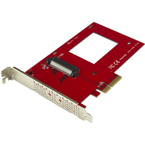 StarTech U.2 to PCIe Adapter for 2.5" U.2 NVMe SSD - SFF-8639 - x4 PCI Express 3.0