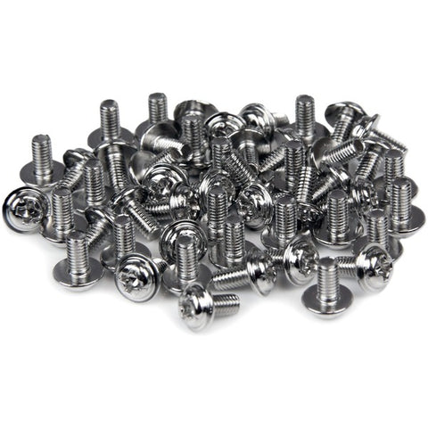 StarTech PC Mounting Computer Screws M3 x 1/4in Long Standoff - 50 Pack