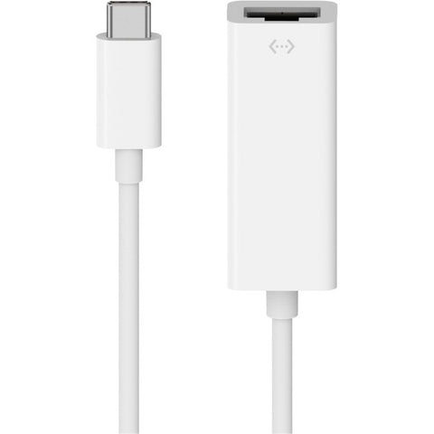 Belkin International, Inc Belkin - Network adapter - USB-C - Gigabit Ethernet x 1 - white