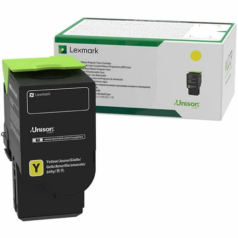 Lexmark Lexmark - Extra High Yield - yellow - original - toner cartridge LCCP, Lexmark Corporate - for Lexmark CS421dn, CS521dn, CS622de, CX421adn