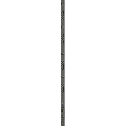 Vertiv Vertiv Basic VP7541 - Power distribution unit (rack-mountable) - AC 208 V - 4.9 kW - input: NEMA L6-30P - output connectors: 24 (4 x IEC 60320 C19, 20 x IEC 60320 C13) - black powder coat