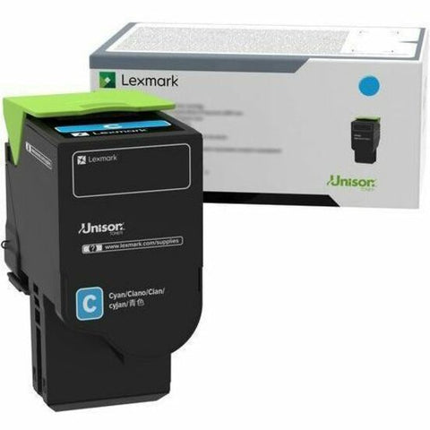 Lexmark Lexmark - Extra High Yield - cyan - original - toner cartridge LCCP, LRP, government GSA - for Lexmark CS421dn, CX421adn