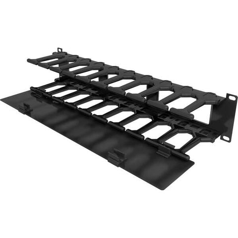 Vertiv Vertiv - Rack cable organizer - black - 2U - 19"