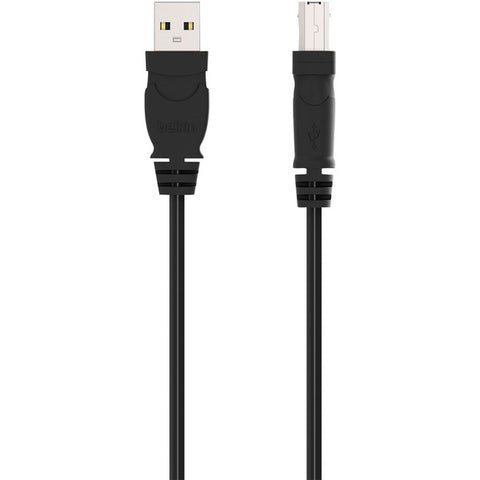 Belkin International, Inc Belkin 6ft USB A/B Device Cable - USB cable - USB (M) to USB Type B (M) - USB 2.0 - 6 ft - molded