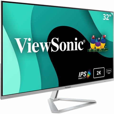 Viewsonic Corporation VX3276-2K-mhd 32" WQHD IPS Monitor with a Stylish Ultra-Slim Frameless Design