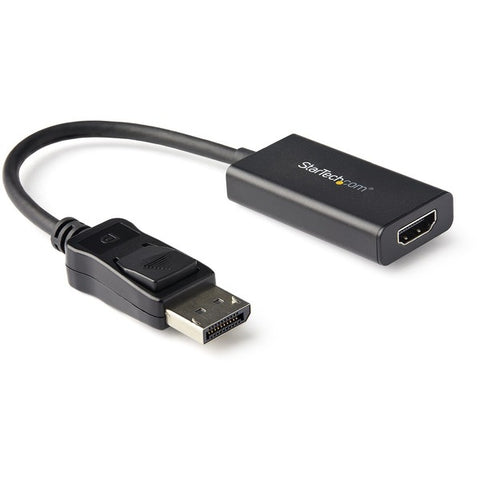 StarTech DisplayPort To HDMI Adapter with HDR - 4K 60Hz - Black