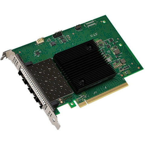 Intel Corporation Intel Ethernet Network Adapter E810-XXVDA4 - Network adapter - PCIe 4.0 x16 low profile - 25 Gigabit SFP28 x 4