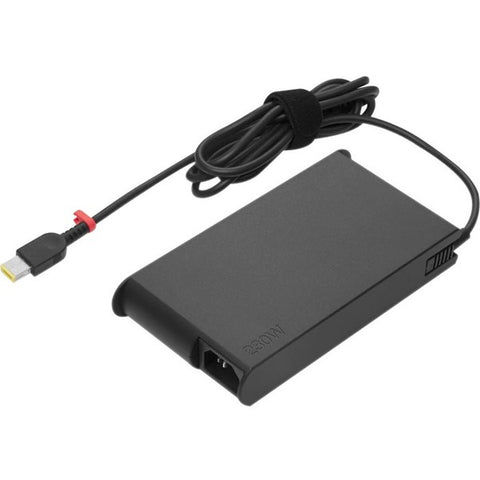 Lenovo Lenovo ThinkPad 230W Slim AC Adapter (Slim-tip) - Power adapter - AC 90-265 V - 230 Watt - Canada, United States - black - for ThinkPad P1 Gen 5, P15v Gen 2, P17 Gen 2, T15g Gen 2, T15p Gen 2, X1 Extreme Gen 4