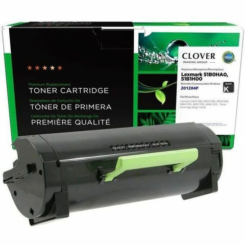 Clover Technologies Group, LLC Remanufactured High Yield Toner Cartridge for Lexmark MS417/MX417