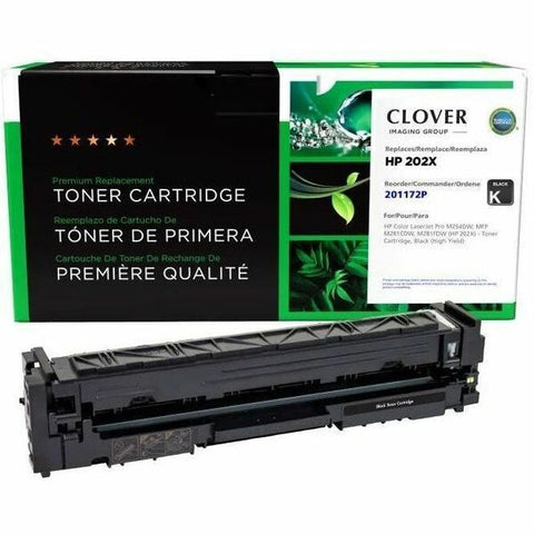 Clover Technologies Group, LLC Remanufactured High Yield Black Toner Cartridge for HP CF500X (HP 202X)