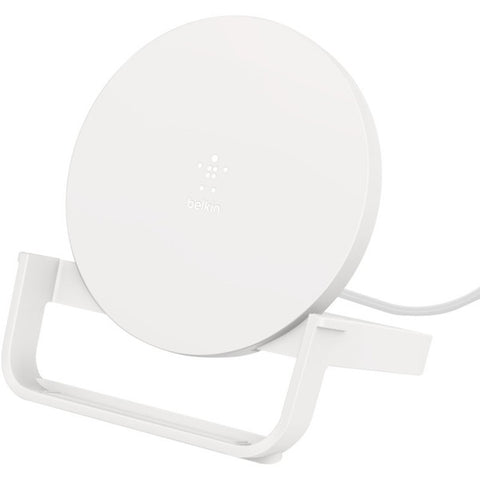 Belkin International, Inc Belkin BOOST CHARGE - Wireless charging stand + AC power adapter - 10 Watt - white