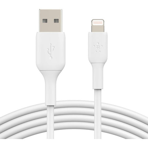 Belkin International, Inc Belkin BOOST CHARGE - Lightning cable - Lightning male to USB male - 5.9 in - white - for Apple 10.5-inch iPad Pro, 12.9-inch iPad Pro (2nd generation), iPhone 11, 11 Pro, 11 Pro Max, 8, XR, XS, XS Max