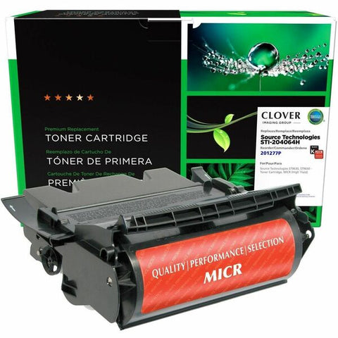 Clover Technologies Group, LLC Remanufactured High Yield MICR Toner Cartridge for Source Technologies STI-204064H
