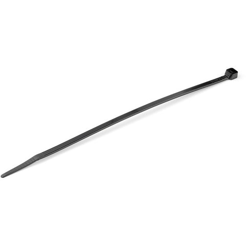 StarTech 100 Pack 8" Cable Ties - Black Large Nylon/Plastic Zip Tie