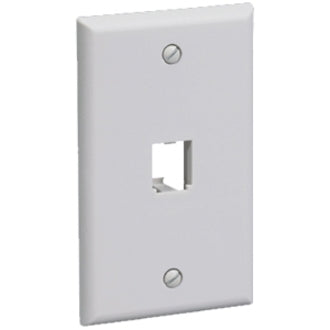 PANDUIT CORP 1 Socket Mini-Com Classic Faceplate