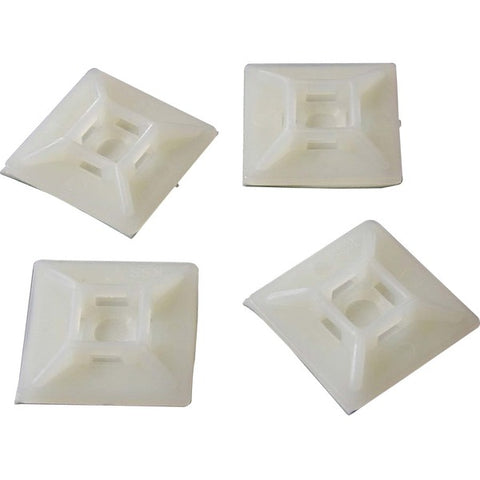 StarTech Self-adhesive Nylon Cable Tie Mounts - Pkg of 100