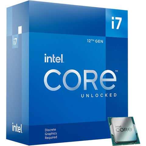 Intel Corporation Intel Core i7 12700KF - 3.6 GHz - 12-core - 20 threads - 25 MB cache - LGA1700 Socket - Box