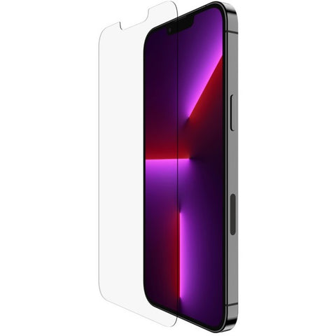 Belkin International, Inc Belkin ScreenForce UltraGlass - Screen protector for cellular phone - antimicrobial - glass - for Apple iPhone 13 Pro Max