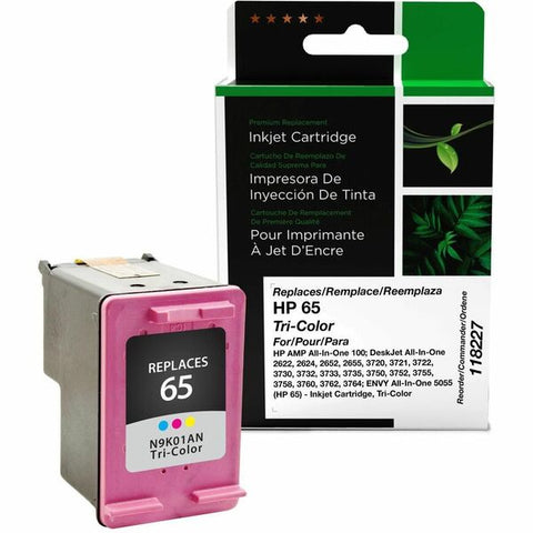 Clover Technologies Group, LLC Remanufactured Tri-Color Ink Cartridge for HP N9K01AN (HP 65)
