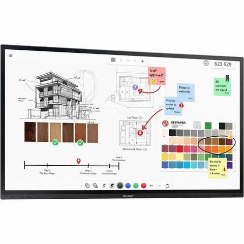Sharp Electronics AQUOS BOARD PN-LA862 Collaboration Display