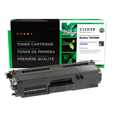 Clover Technologies Group, LLC TN339 Super High Yield Black Toner Cartridge