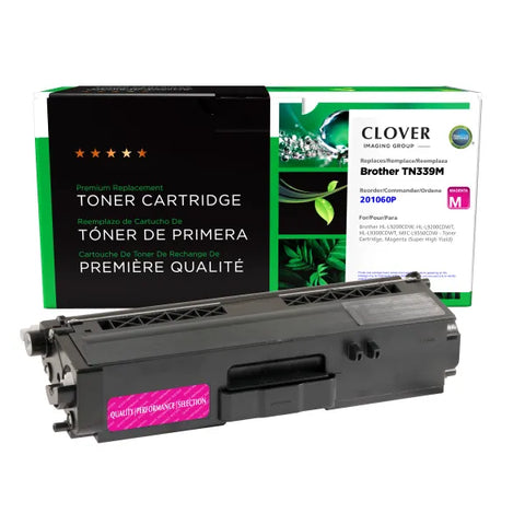 Clover Technologies Group, LLC TN339 Super High Yield Magenta Toner Cartridge