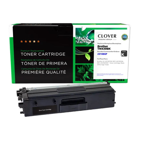 Clover Technologies Group, LLC Remanufactured Ultra High Yield Black Toner Cartridge for Brother TN439BK