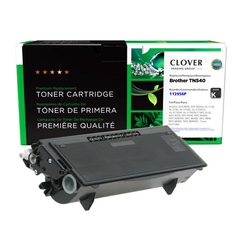 Clover Technologies Group, LLC Remanufactured Toner Cartridge (Alternative for Brother TN540) (3500 Yield)