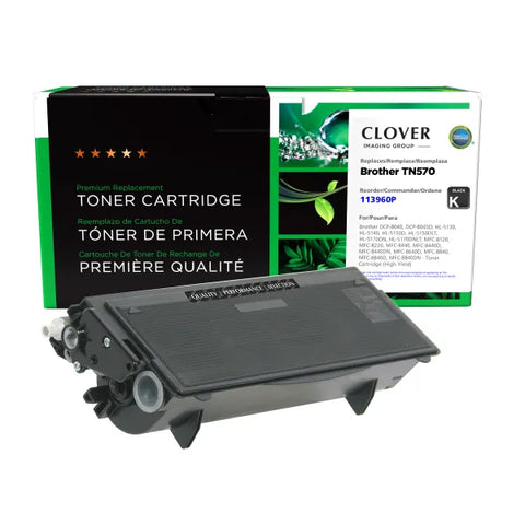 Clover Technologies Group, LLC Remanufactured High Yield Toner Cartridge (Alternative for Brother TN570) (6700 Yield)