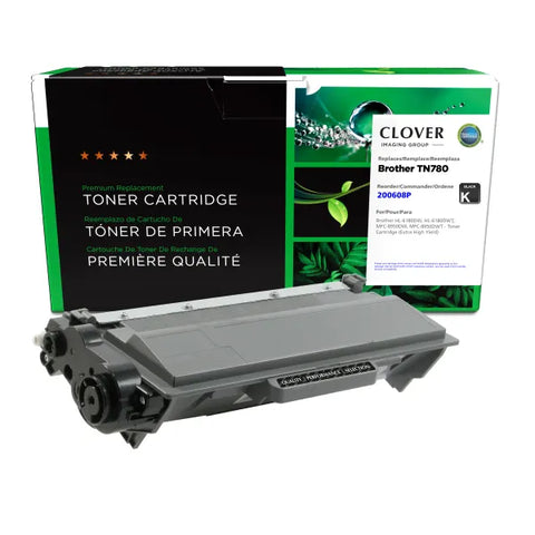 Clover Technologies Group, LLC Remanufactured Extra High Yield Toner Cartridge (Alternative for Brother TN780) (12000 Yield)